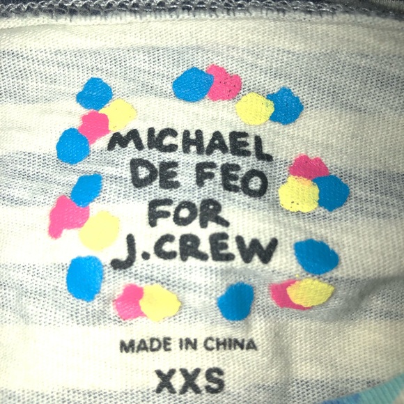 Michael De Feo for J. Crew striped top size XXS - Picture 2 of 3
